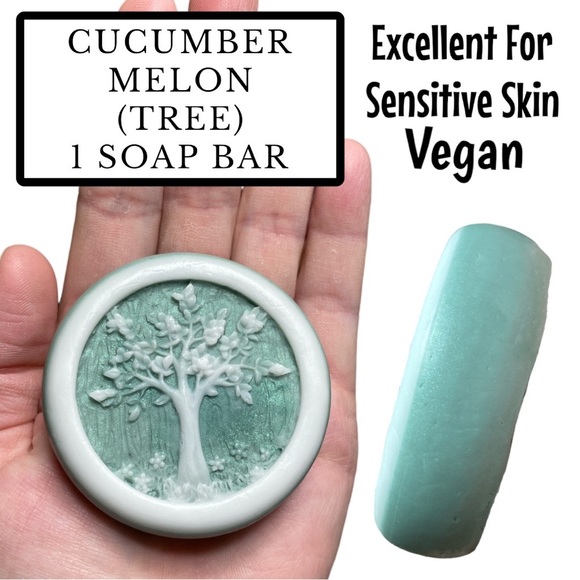 Effervescent Bubbles Other - 1 Bar, Tree Cucumber Melon, Handmade Soap ( PRICE IS FIRM ) Great Gift Idea!